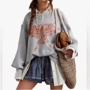 NWOT We The Free Graphic Camden Zion Eagle Sweatshirt